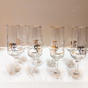 Vintage 1988‎ Winter Olympics Champagne Flutes